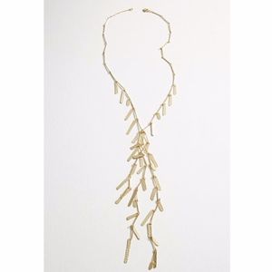 Anthropologie Fringe Y-Necklace, Spring Showers